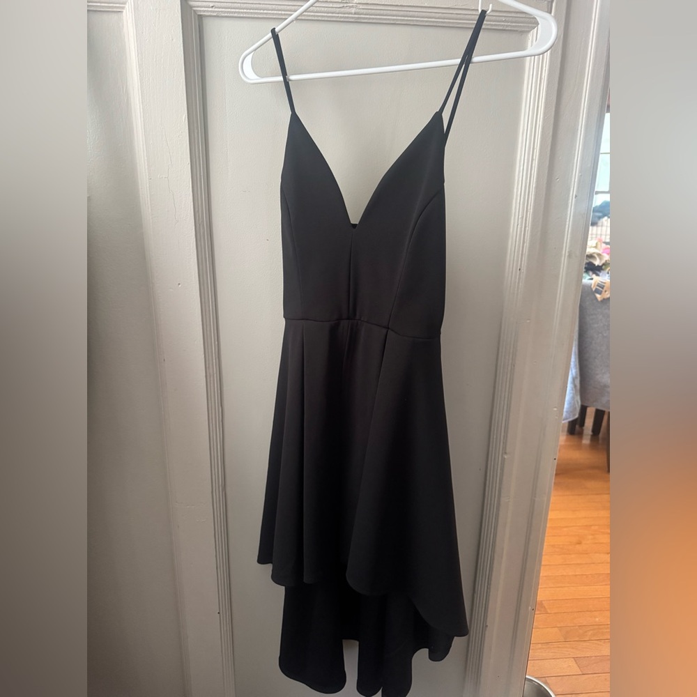 Windsor Black High Low Dress